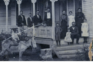 John Wesley VICK and Dora Ella McCULLOUGH VICK Family with Nathan JONES and Others